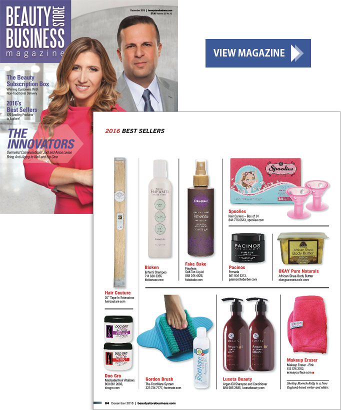 Beauty Store Business Magazing 2016 Best Sellers